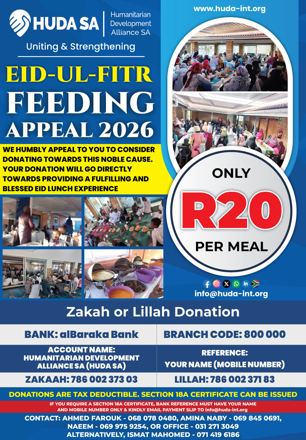 Eid-ul-Fitr Feeding Appeal 2026